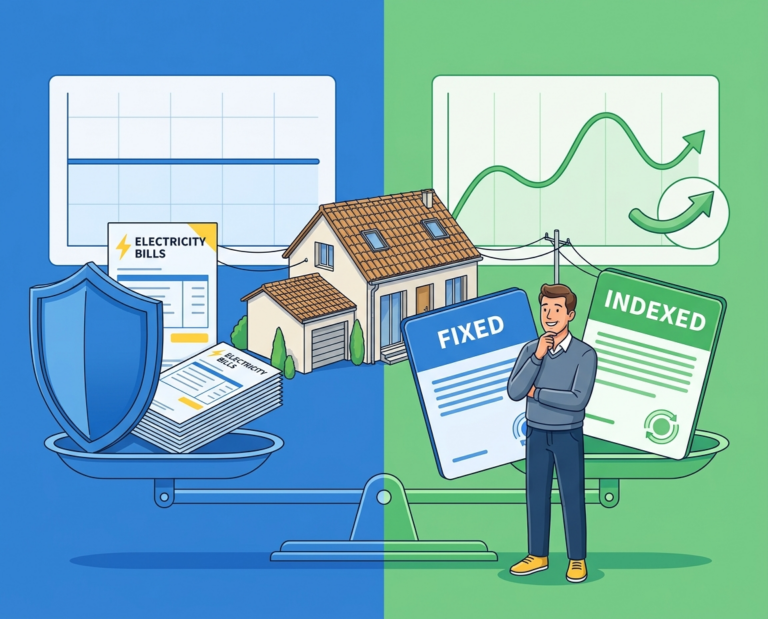 Choisir entre tarif fixe et tarif indexé