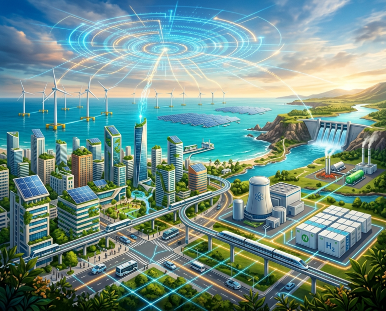 Prospective : « Quoi de neuf en 2050 », scénarios de mix énergétique, trajectoire net zéro